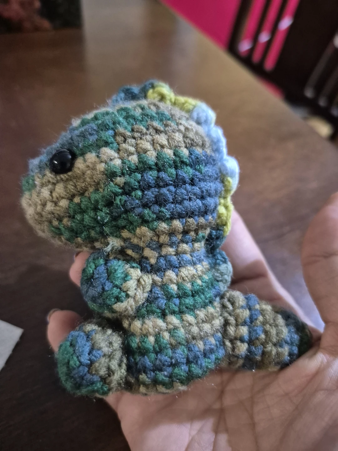 Hand-Crocheted Dinosaur Plush Toy - photo 4