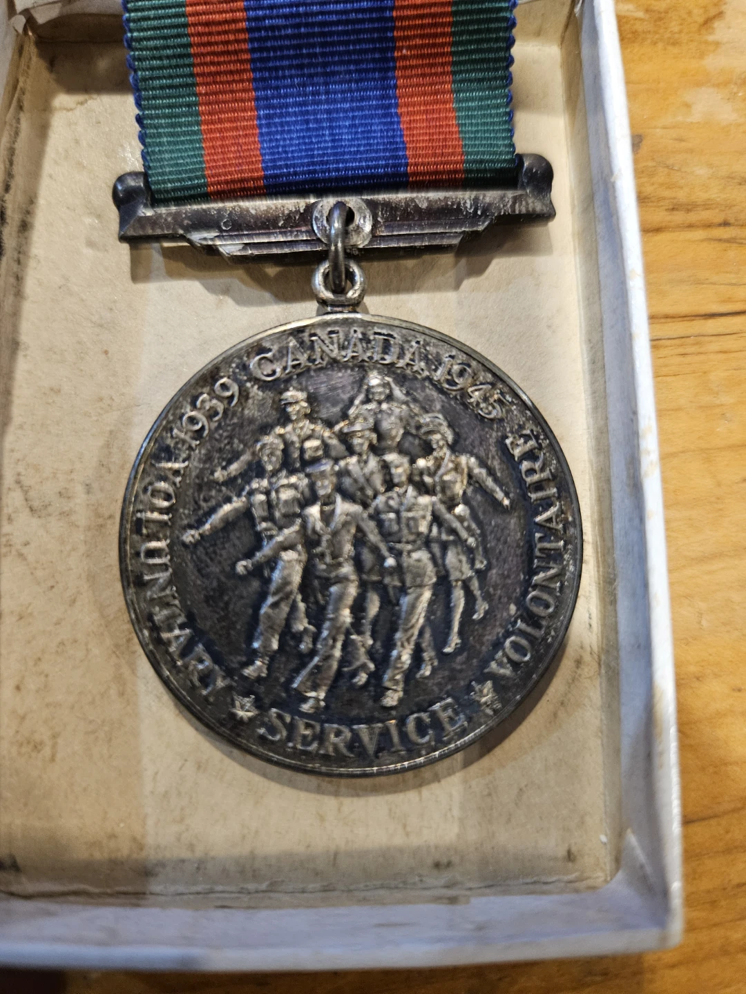 1939-1945 Silver Canadian Voluntary Service Medal