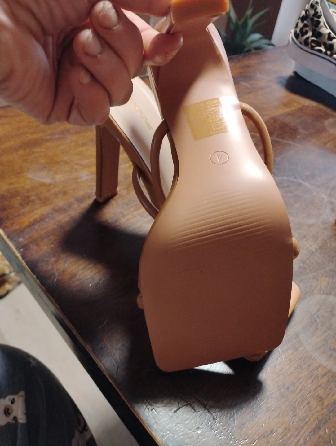 PrettyLittleThing Strappy Block Heel Sandals - Tan - photo 3