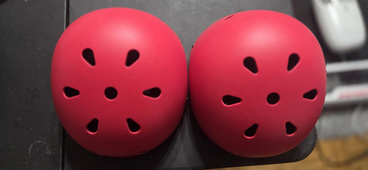 2 Kids Multi-Sport Helmets – Red – Size S (50–54 cm)