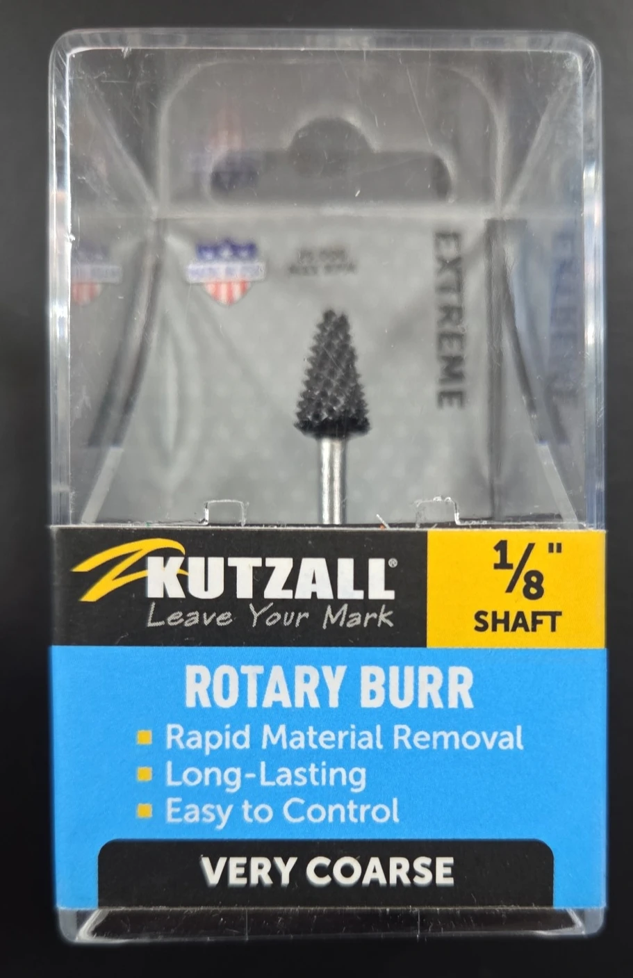 Kutzall Rotary Burr - Very Coarse - 1/8" Shaft