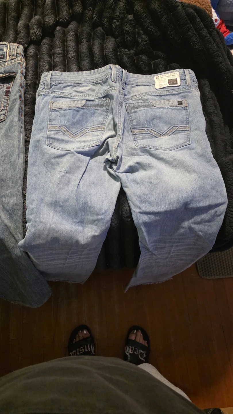 Buffalo David Bitton Men's Straight Jeans - Light Wash - W34 L32 - photo 3