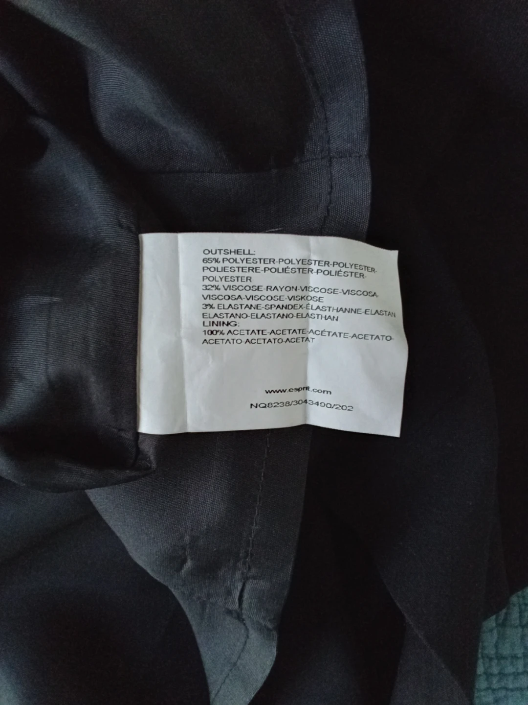 Esprit Black Dress with Red Belt - Size 4 - photo 4