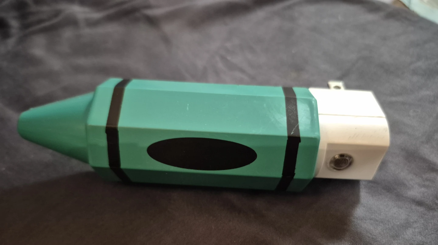 Teal Crayon Night Light