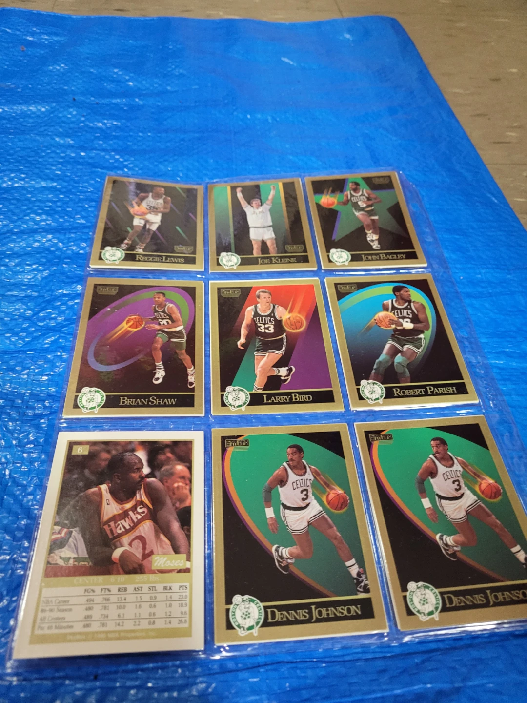 Collection of 9 Vintage NBA Basketball Cards