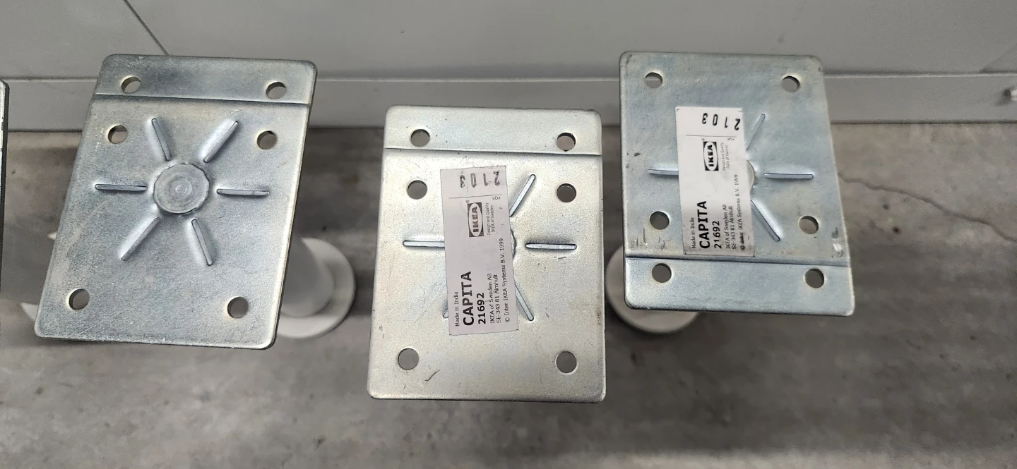 Ikea adjustable height cabinet legs of 4