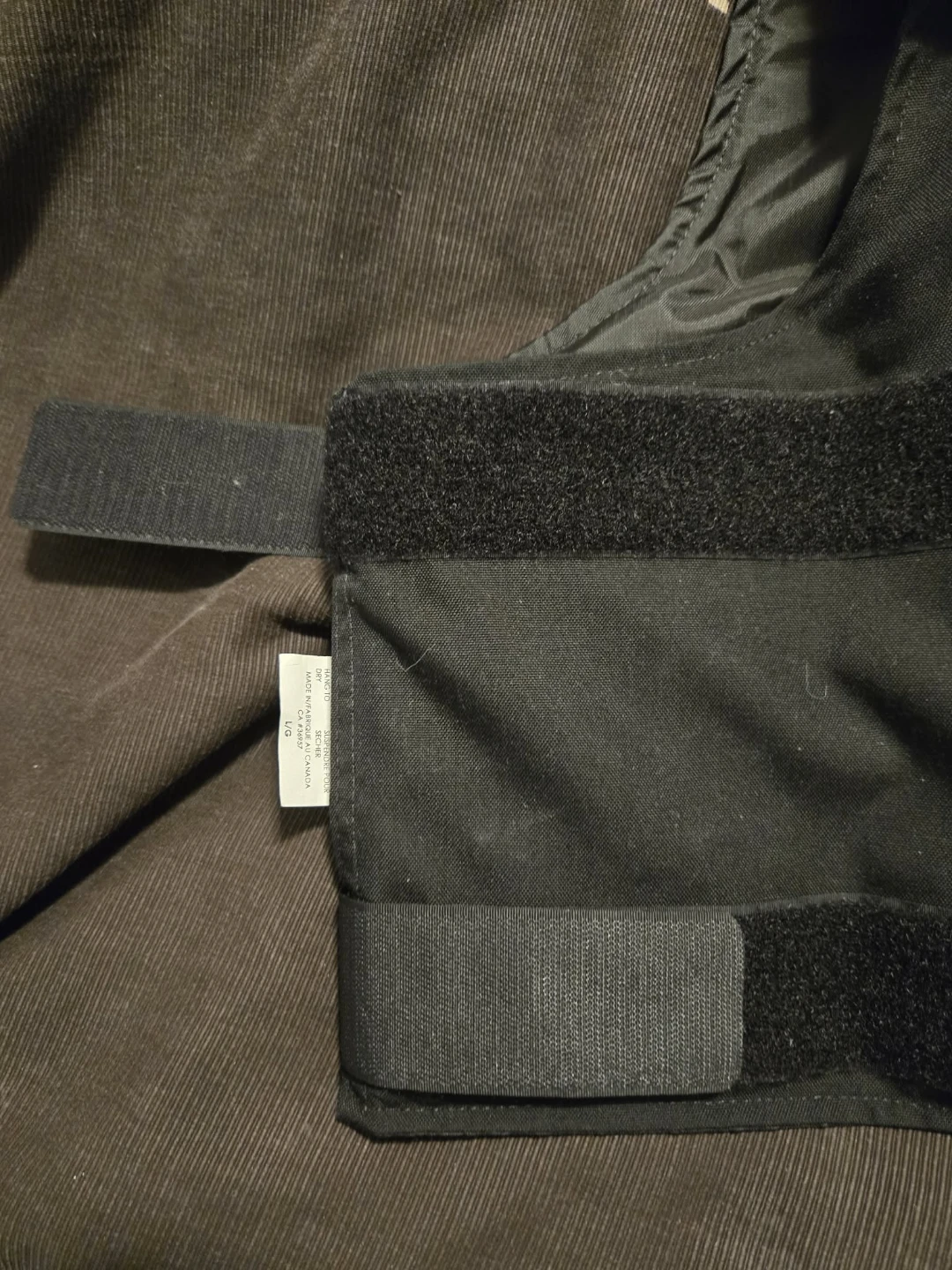 Black Tactical Vest - Size L/G - photo 3