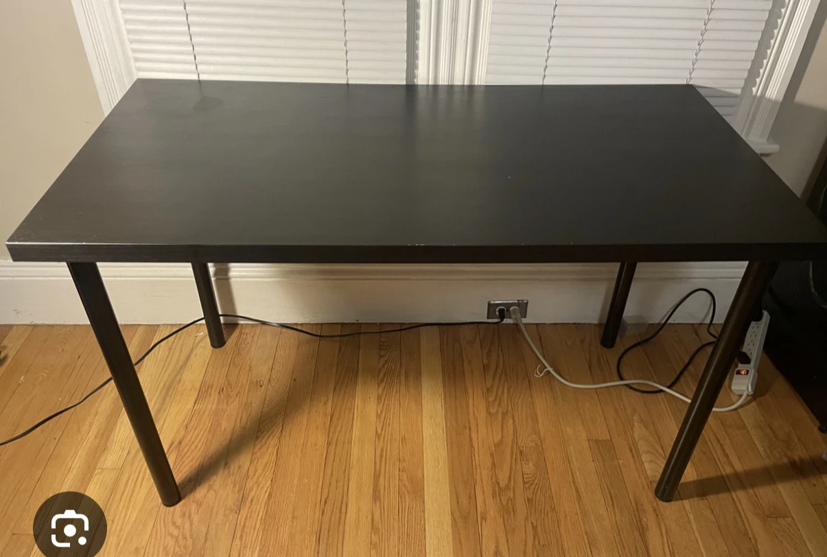 Ikea Table and computer chair