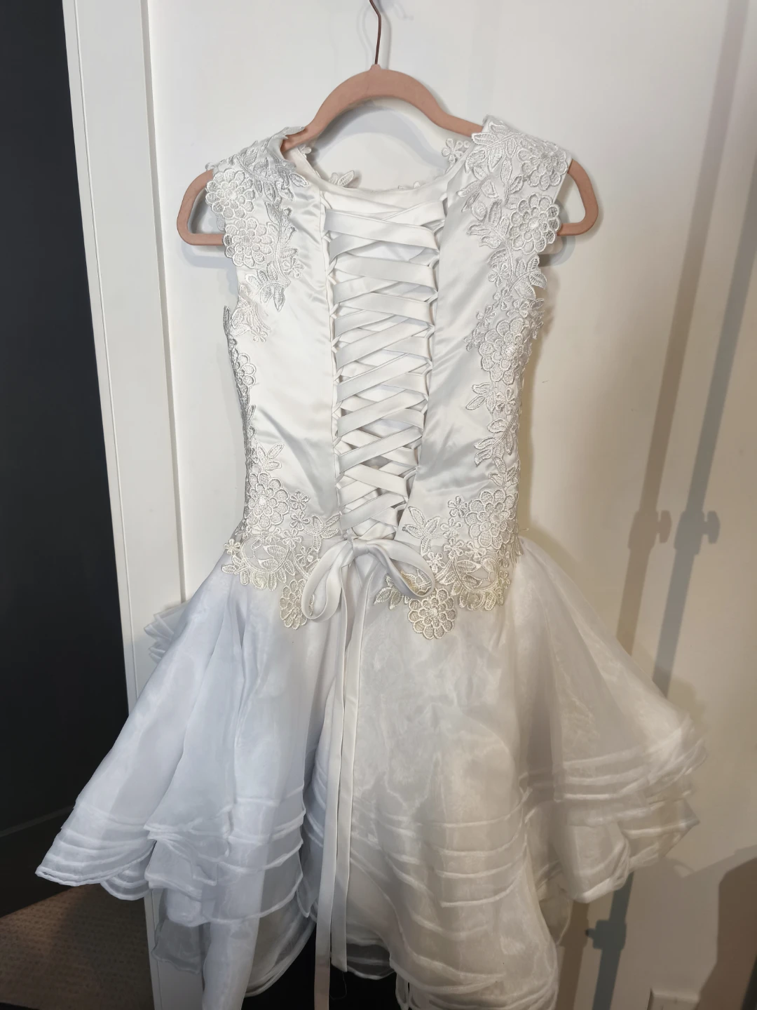 White Lace Overlay Dress - photo 3