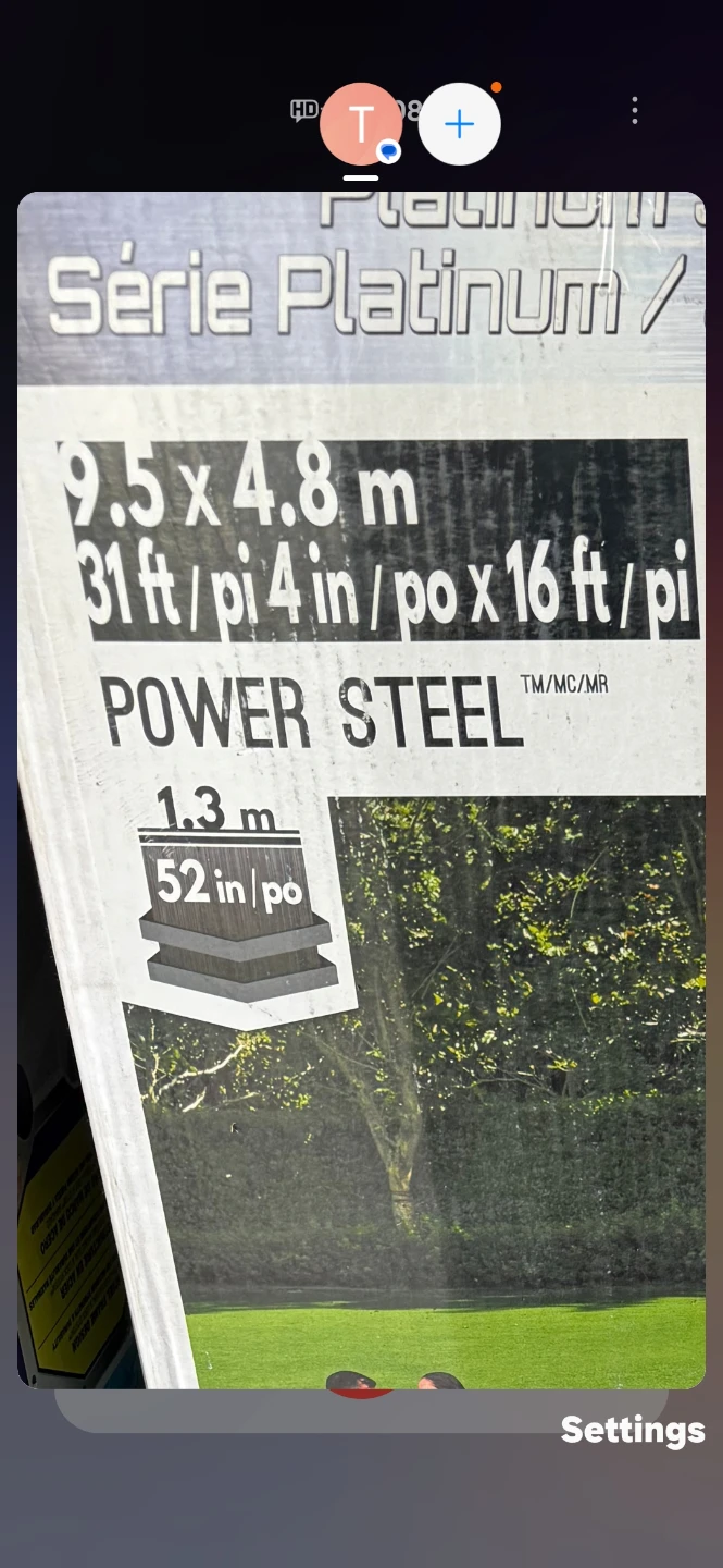 Intex 16 ft x 31 ft x 4.8 m POWER STEEL Above Ground Pool - photo 2