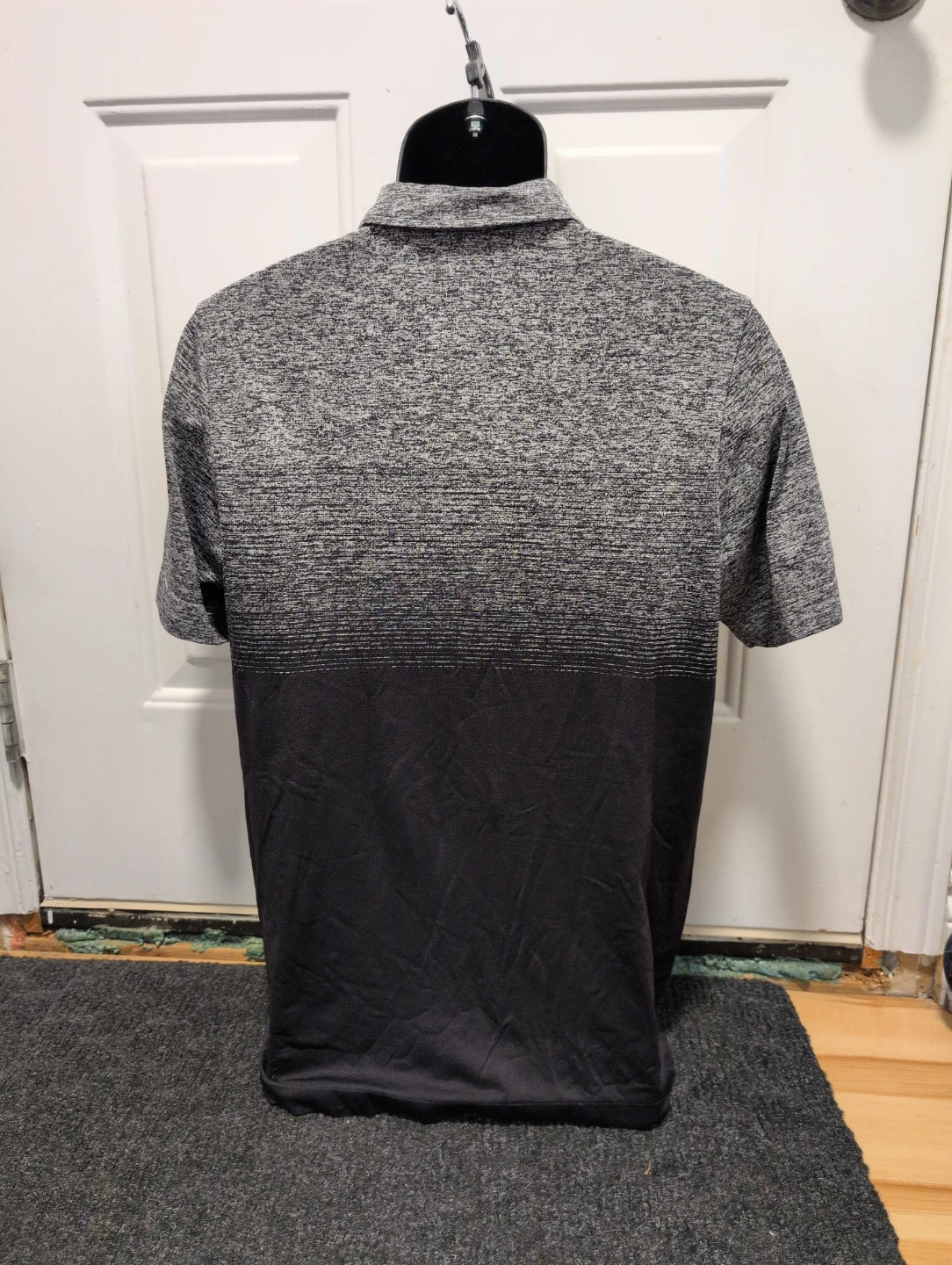 Puma Men's Polo Shirt - Grey/Black - Size M - photo 3