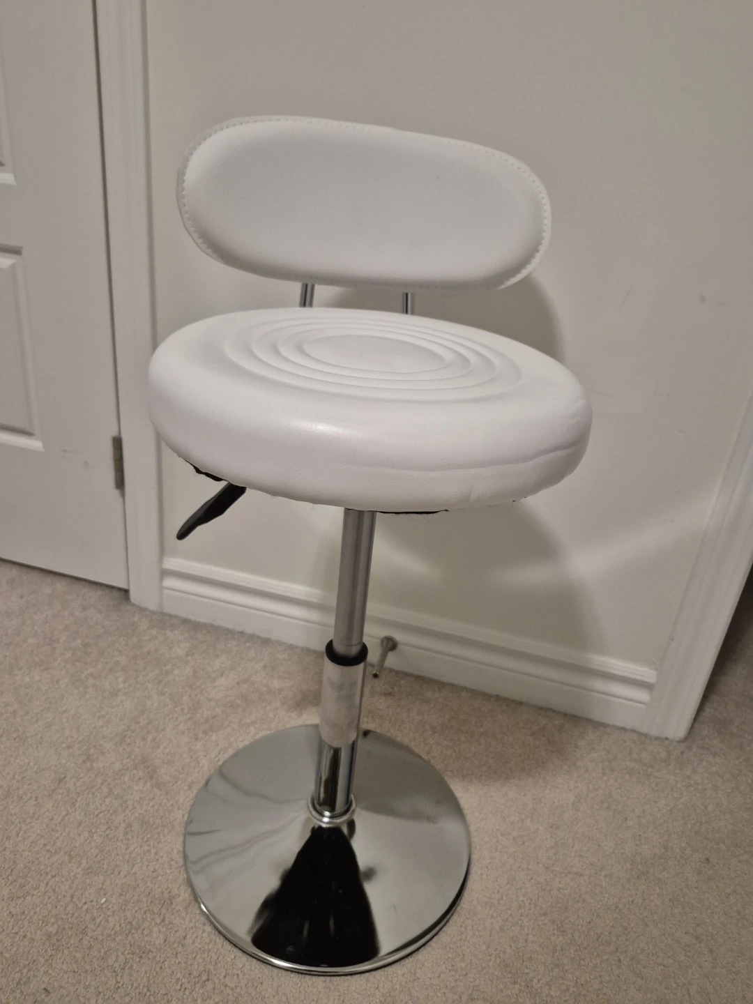 FURWOO PU Leather Spa Stool with Backrest - photo 4