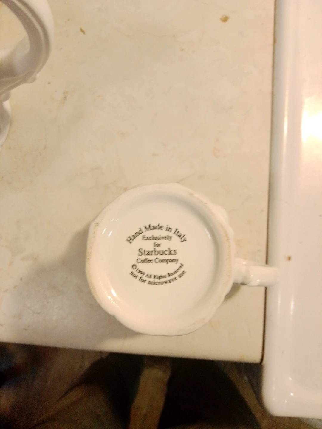 Starbucks White Ceramic Teapot Set - photo 2