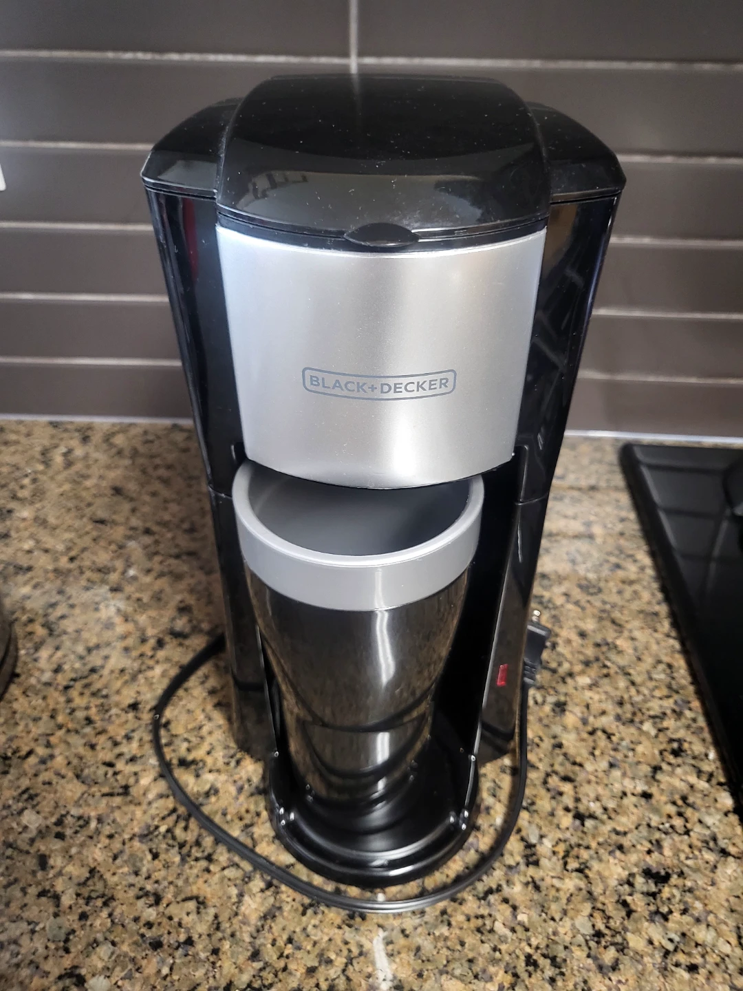 Black+Decker Single Serve Coffee Maker with Travel Mug