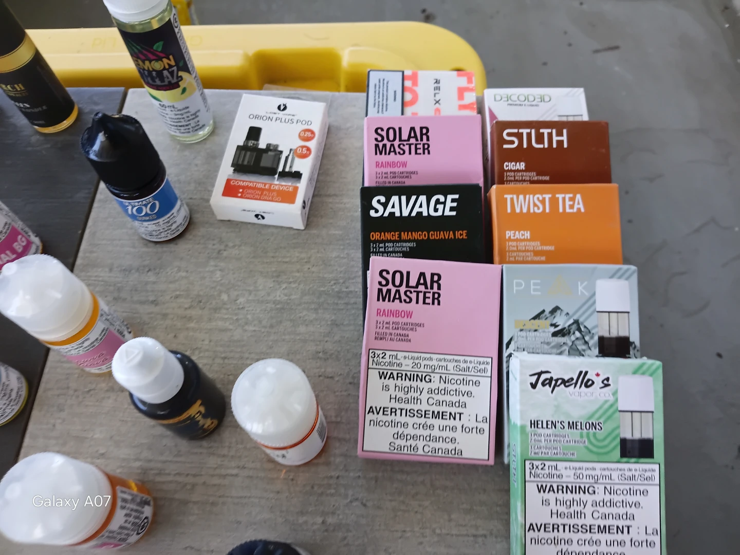 Assorted Vape Juice Bottles and Pods - photo 2