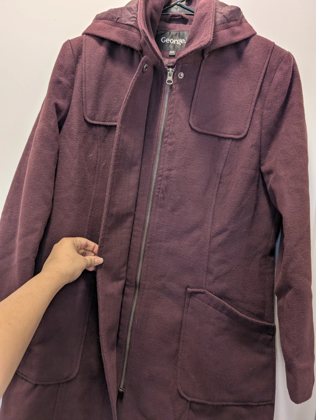 George Women's Jacket - Size M/M - Burgundy - photo 2
