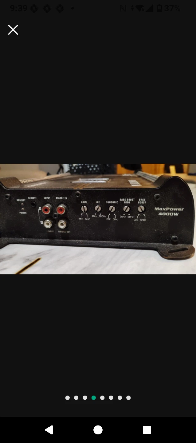 Gravity WZ4000.1D Warzone 4000W Class D Amplifier - photo 5