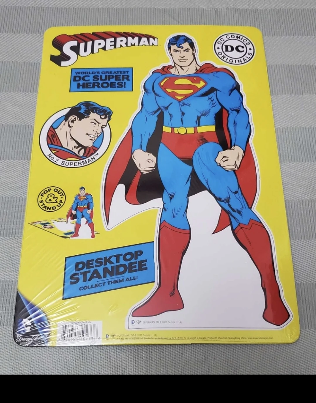 New DC comics superman desktop standee