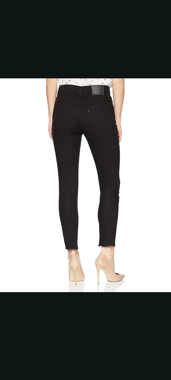 Levi's Black Ripped skinny Jeans - sz 24 - photo 3
