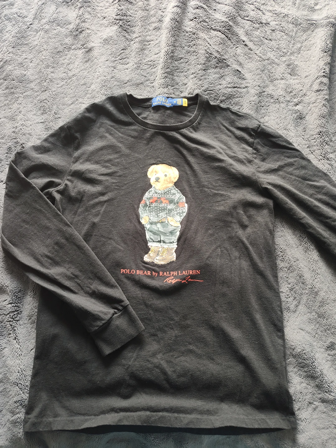 Polo Ralph Lauren Long Sleeve Polo Bear T-Shirt - photo 2