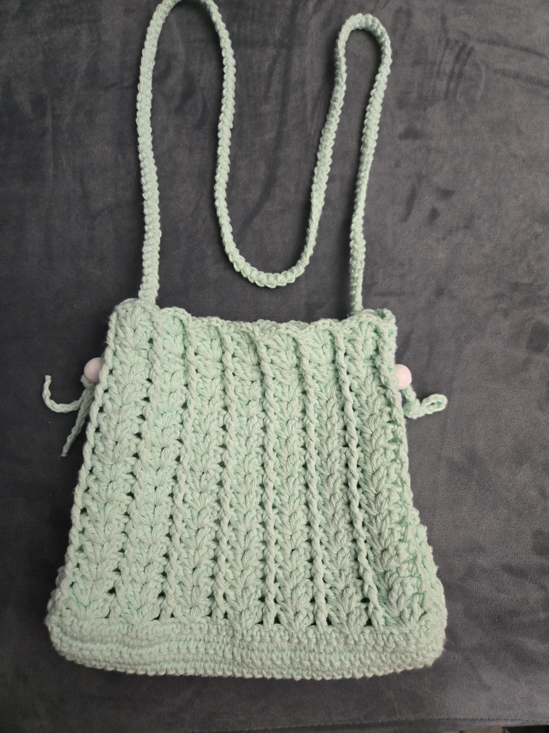Crochet purse