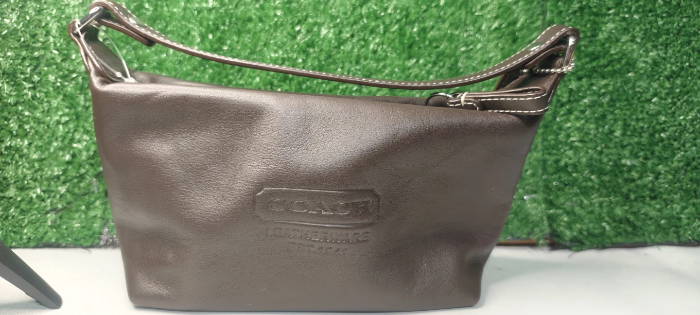 Coach Leather Hobo Handbag - Brown - photo 2