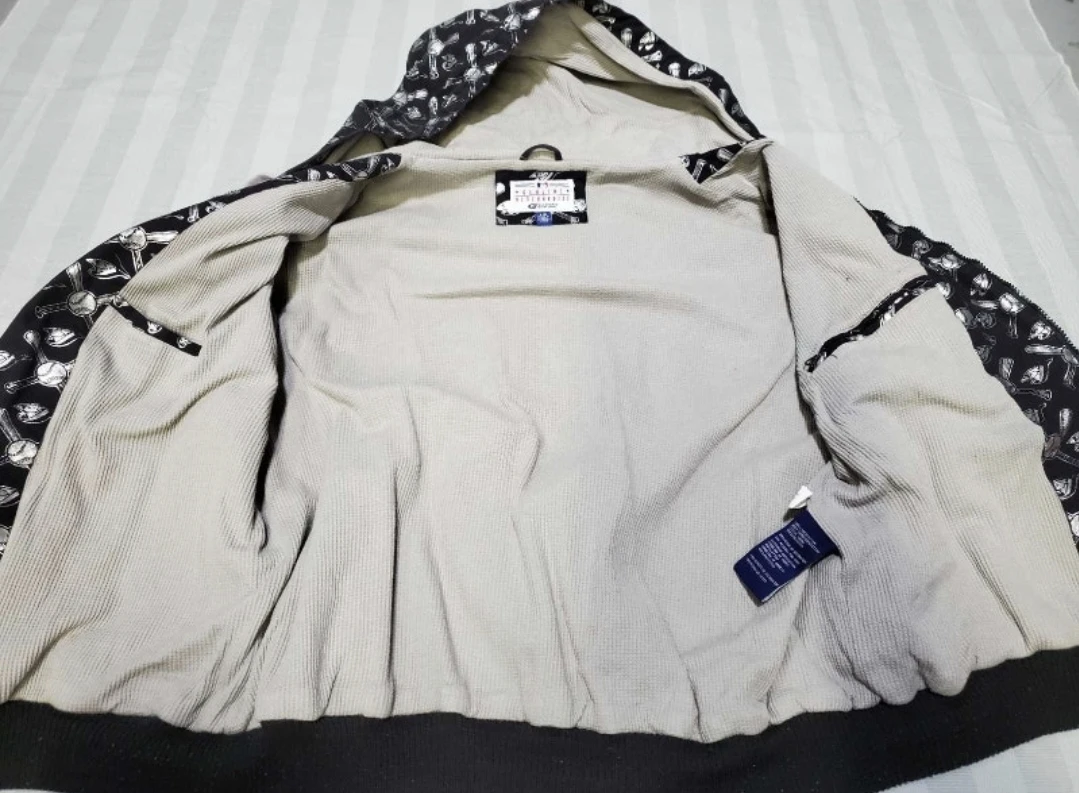 early 2000's blue jays all over print  black sz LG - photo 4