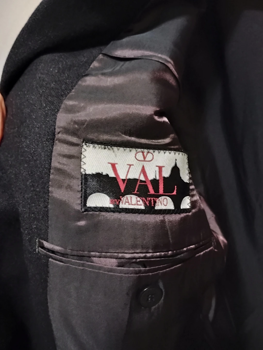 New VAL by Valentino Black Blazer Large/XL