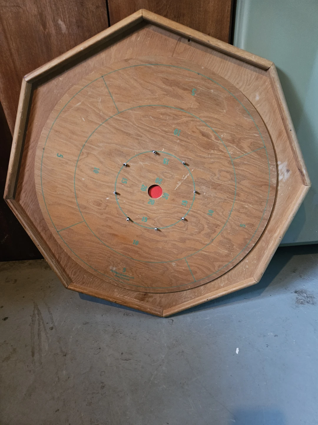 Vintage Wooden Shuffleboard Bowling Game Board - photo 2