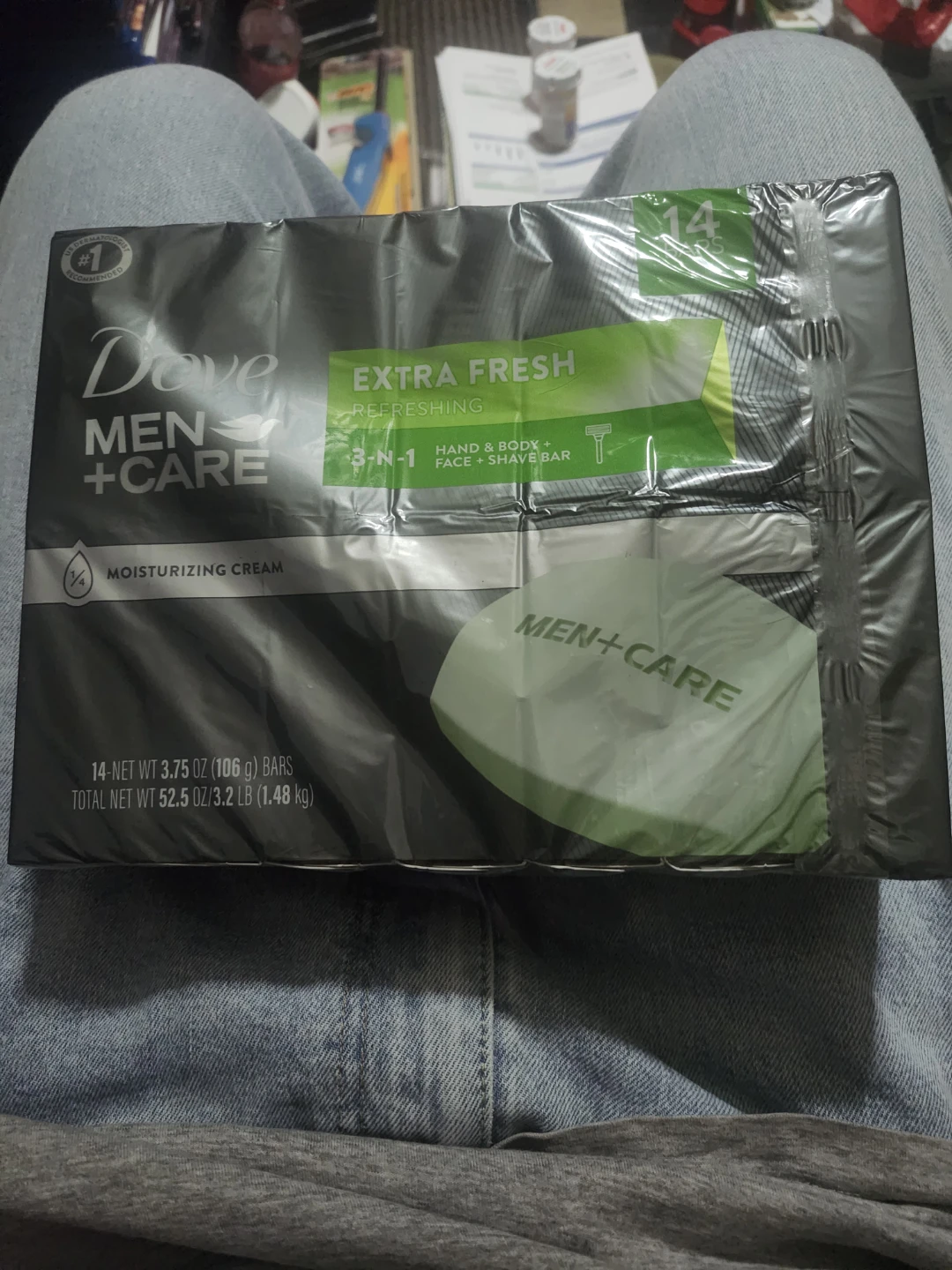 Dove Men+Care Extra Fresh 3-in-1 Bars (14 Count)