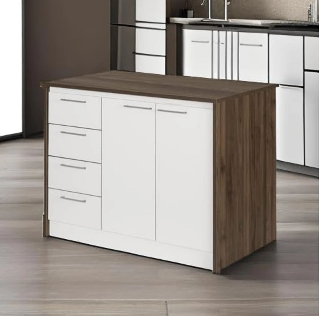 Kitchen Island with Drawers and Cabinets - photo 4