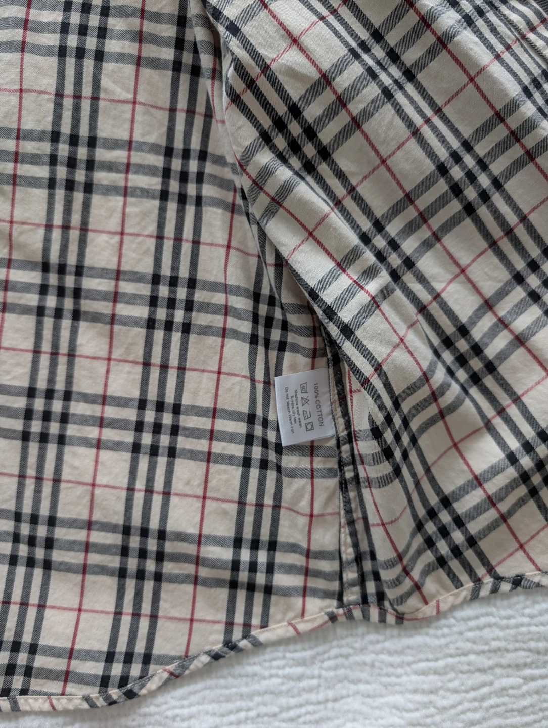 Burberry Nova Check Button-Up women's Shirt - Size Medium - photo 4