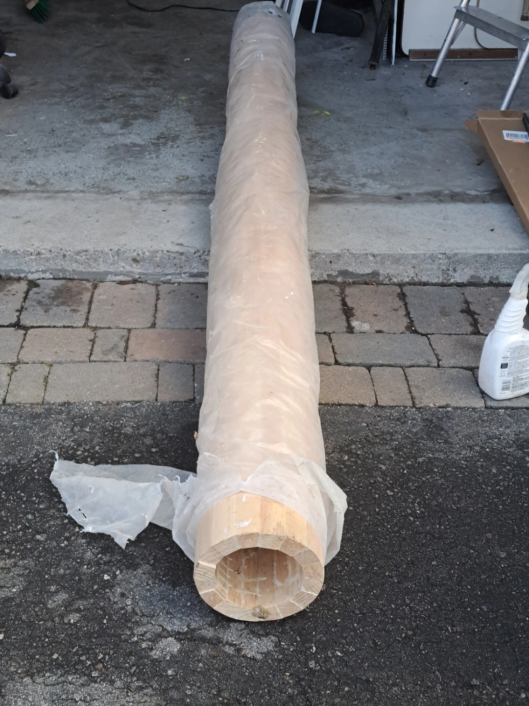 Large Wooden Column post