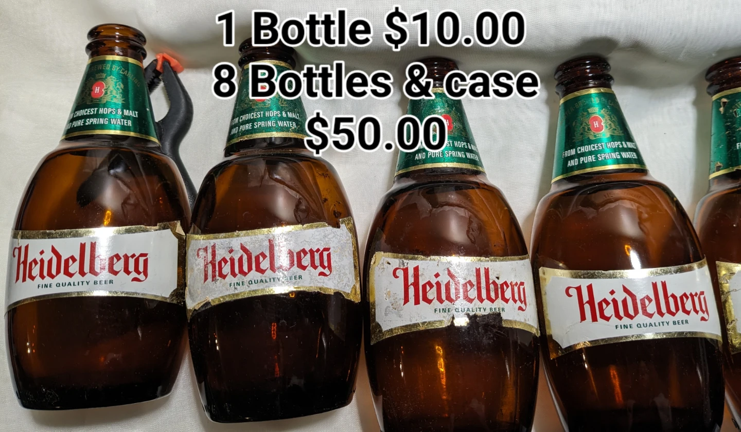 Heidelberg Fine Quality Beer Bottles (Set of 8) - photo 2
