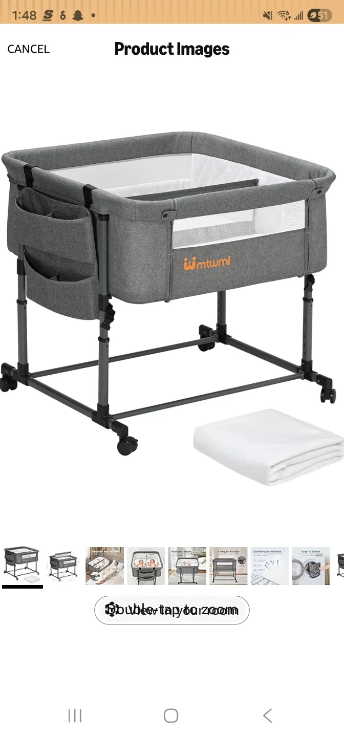 MTWMI Baby Bassinet