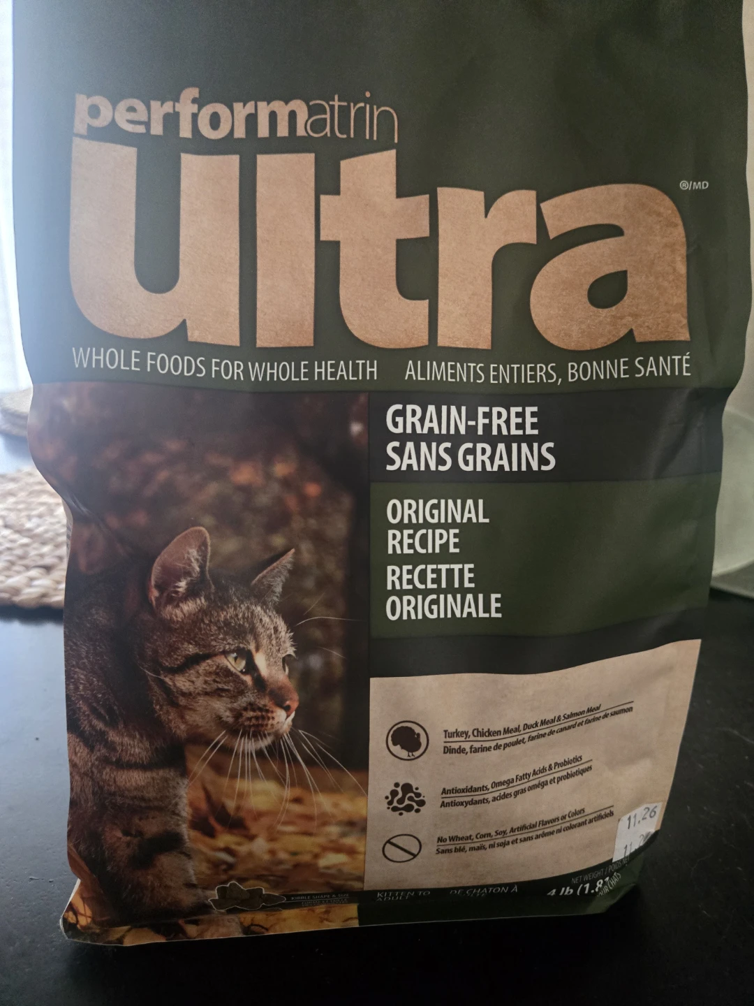 Open Bag Not Much Used Performatrin Ultra Grain-Free