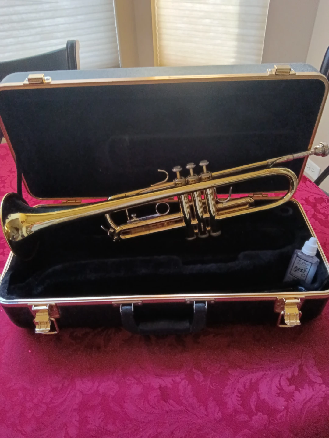 Bach Trumpet with Case and Valve Oil