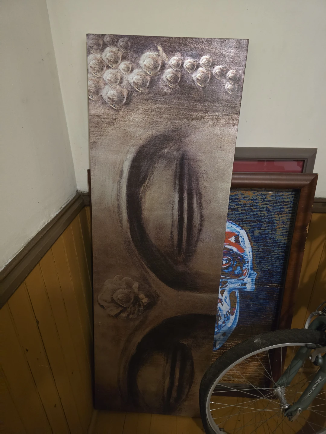 Large Buddha Face/Eyes Wall Art Canvas - photo 3