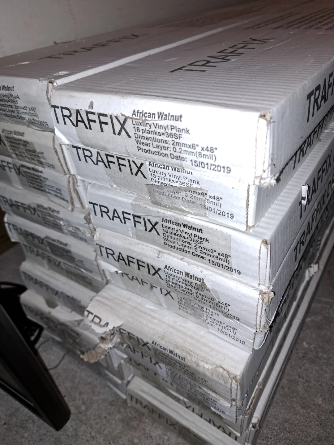 Traffix African Walnut Luxury Vinyl Plank Flooring