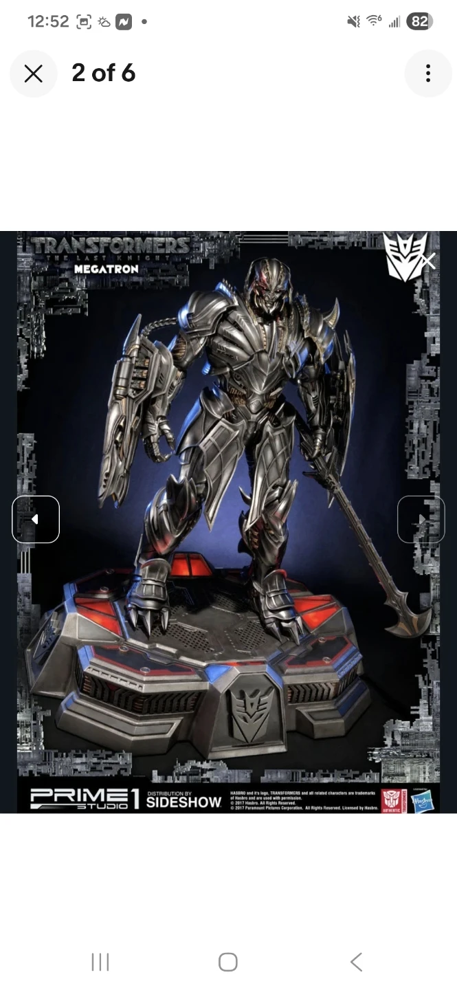 Prime 1 Studio Sideshow Transformers Megatron Statue - photo 3