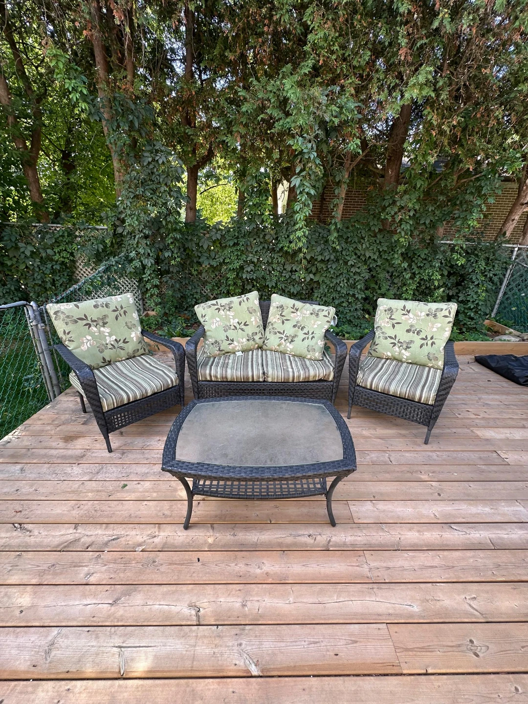 Outdoor Wicker Patio Set