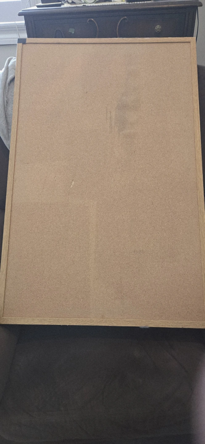 Cork Board with Wooden Frame.  22x35. Lots of life left - photo 5