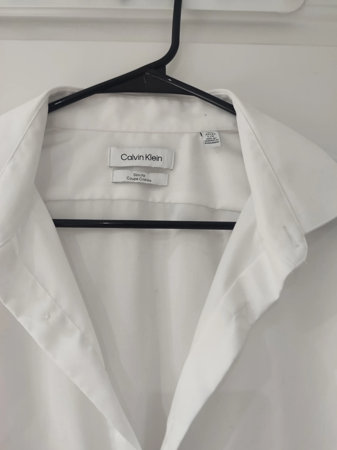 Calvin Klein Slim Fit White Dress Shirt - photo 2