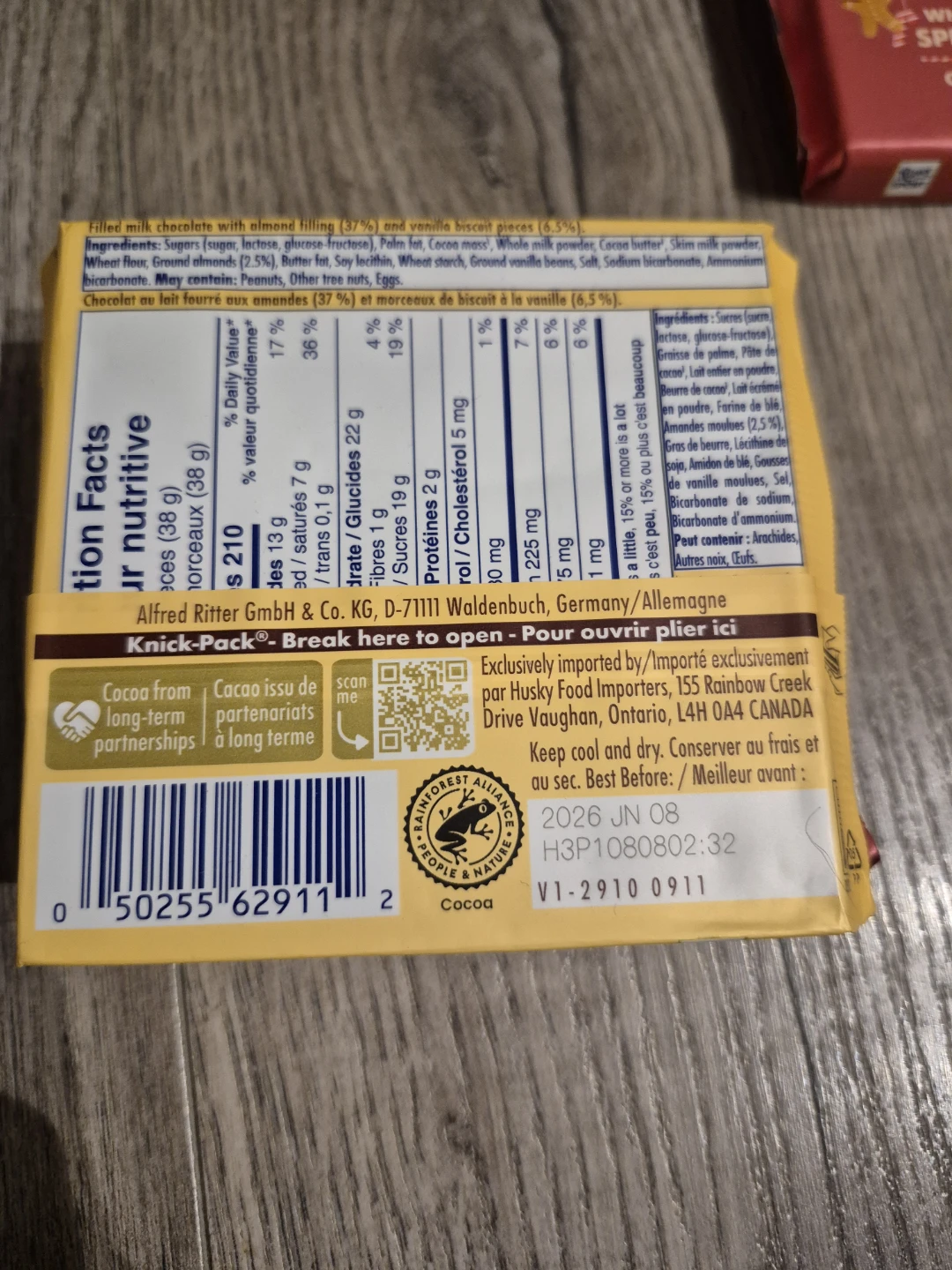 Ritter Sport Chocolate - 4 for 15$ - photo 2
