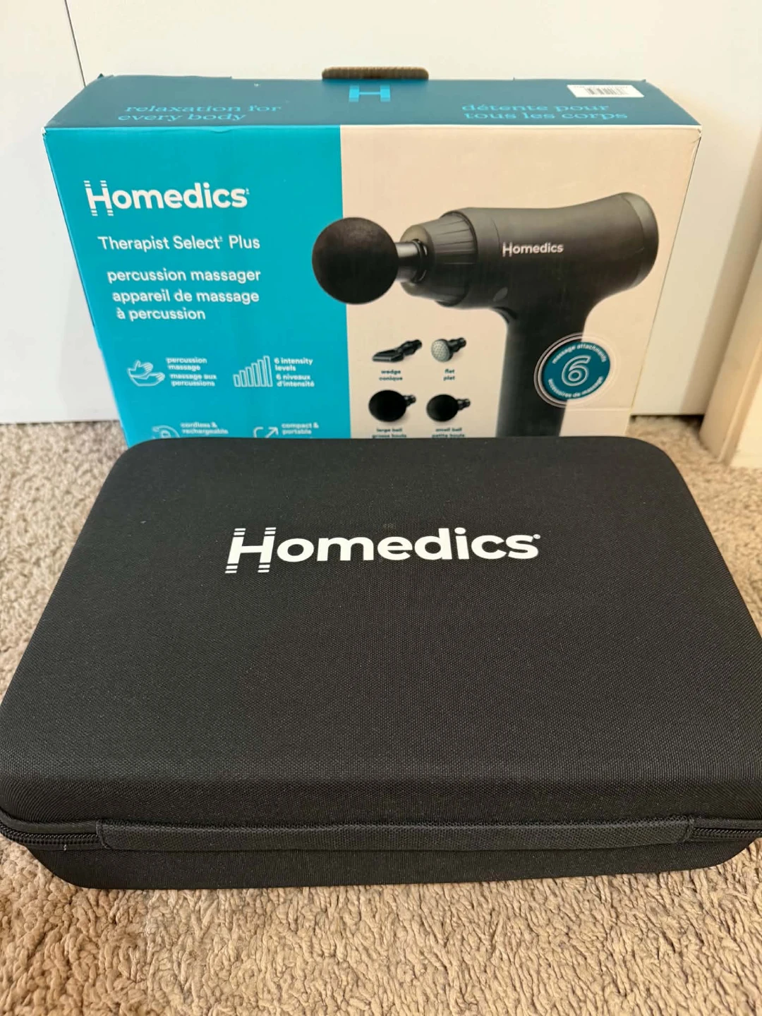 HoMedics Therapist Select Plus Percussion Massager with Case