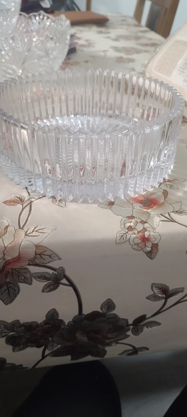 Clear Glass Serving Bowl - photo 2