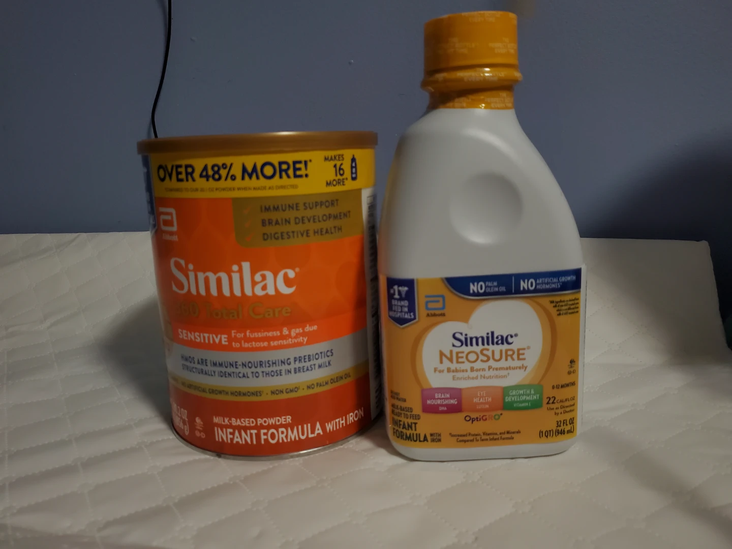 Similac Total Care Sensitive & Neosure Infant Formula