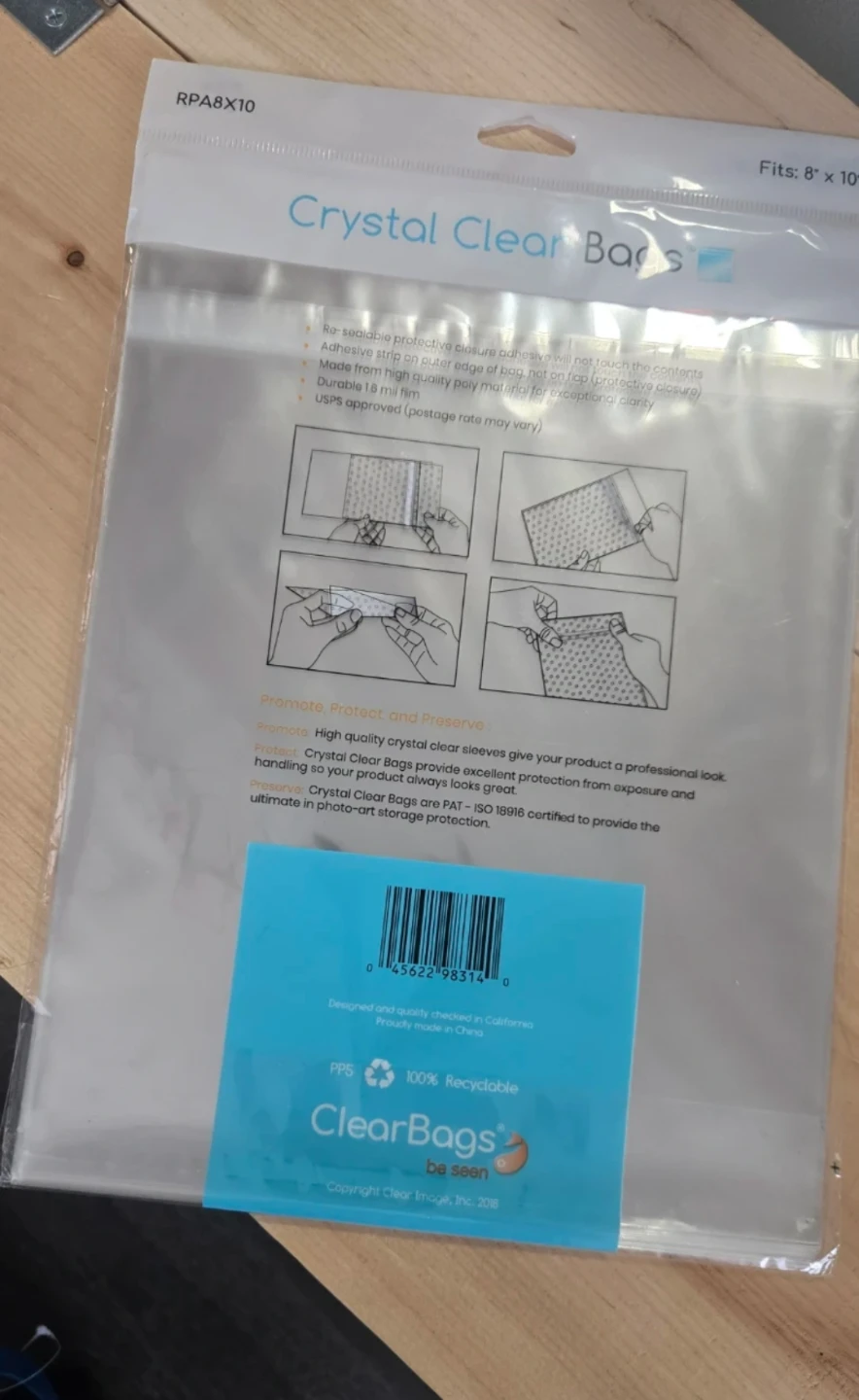 Crystal Clear Bags 8" x 10" - Brand New! - photo 2