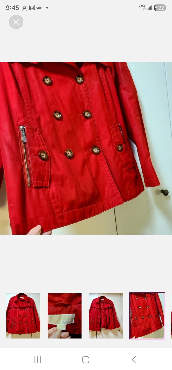 Michael Kors  spring Coat Jacket L - photo 4