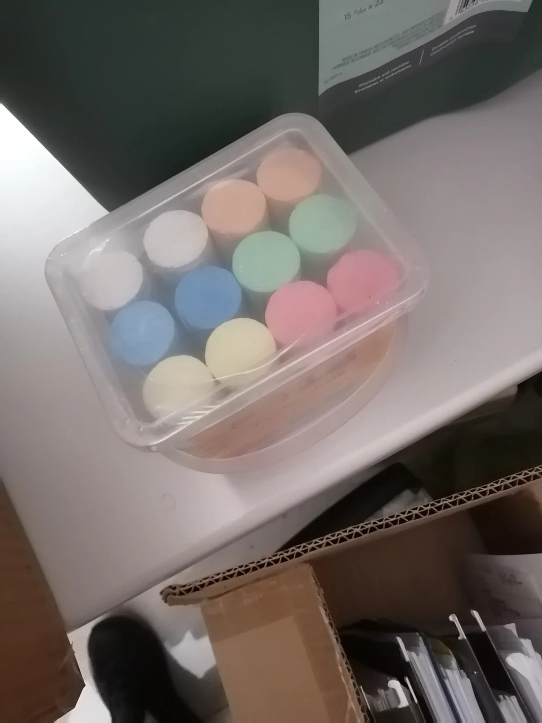🌱Jumbo Chalk with Carrying Case - 12 Pieces - photo 2